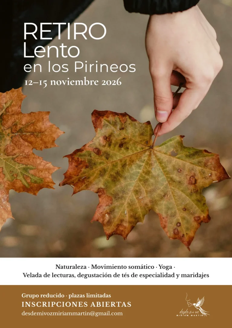 Retiro Lento Pirineos 2026 | Miriam Martin en Casas de Zapatierno